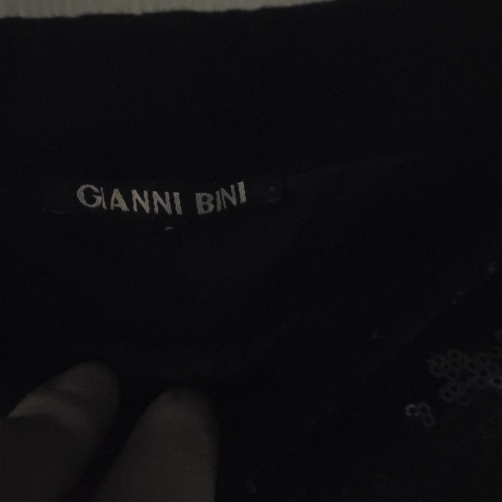 Gianni Bini Black Sequin Pants - Picture 3 of 4